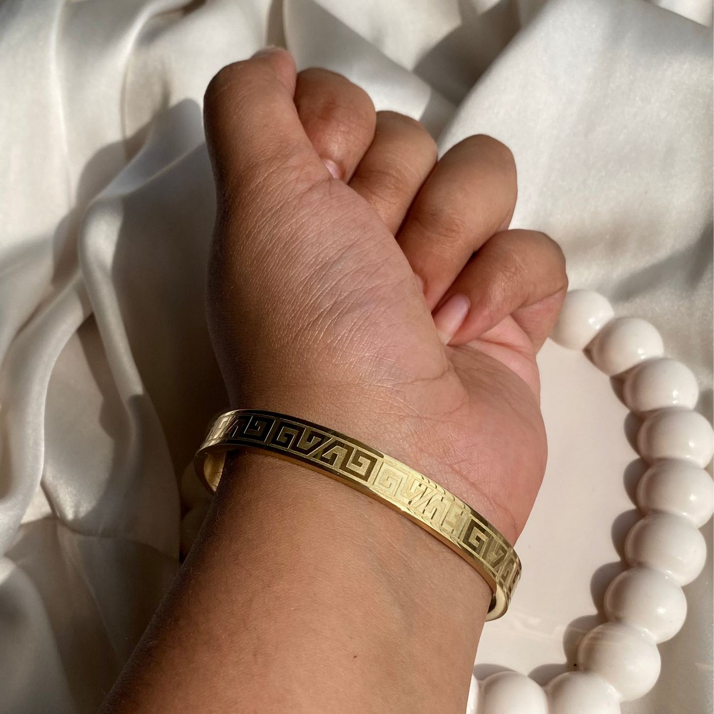 Sunbloom Gold Cuff Bracelet