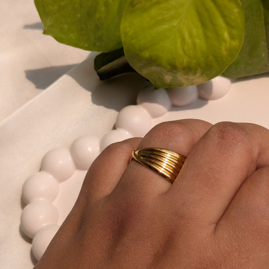 TwistShine Statement Adjustable Ring - minimae - Ring