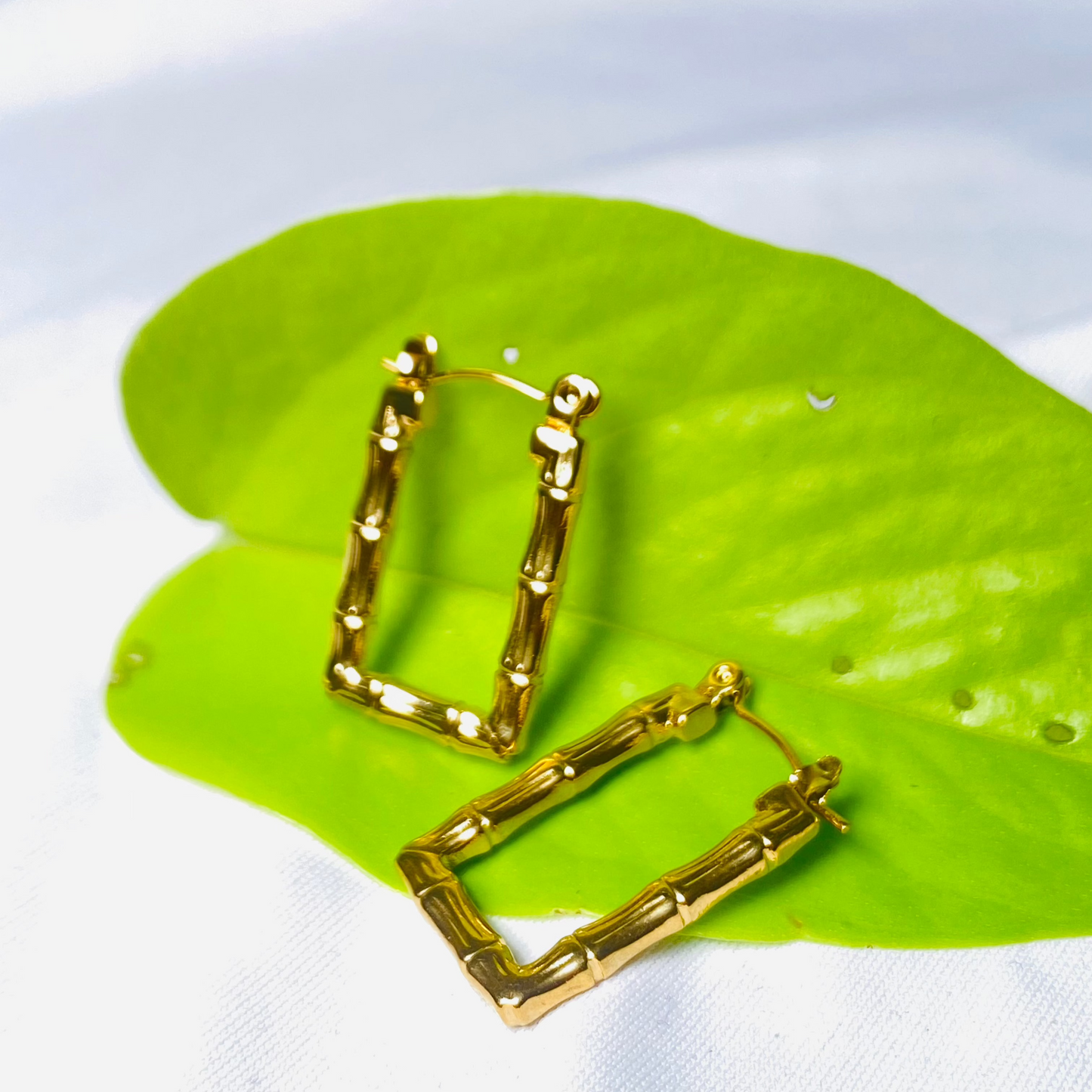 Statement Square Hoops