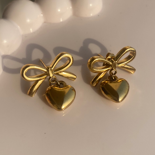 Forever Yours Bow earrings