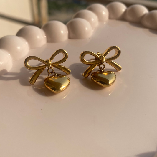 Forever Yours Bow earrings