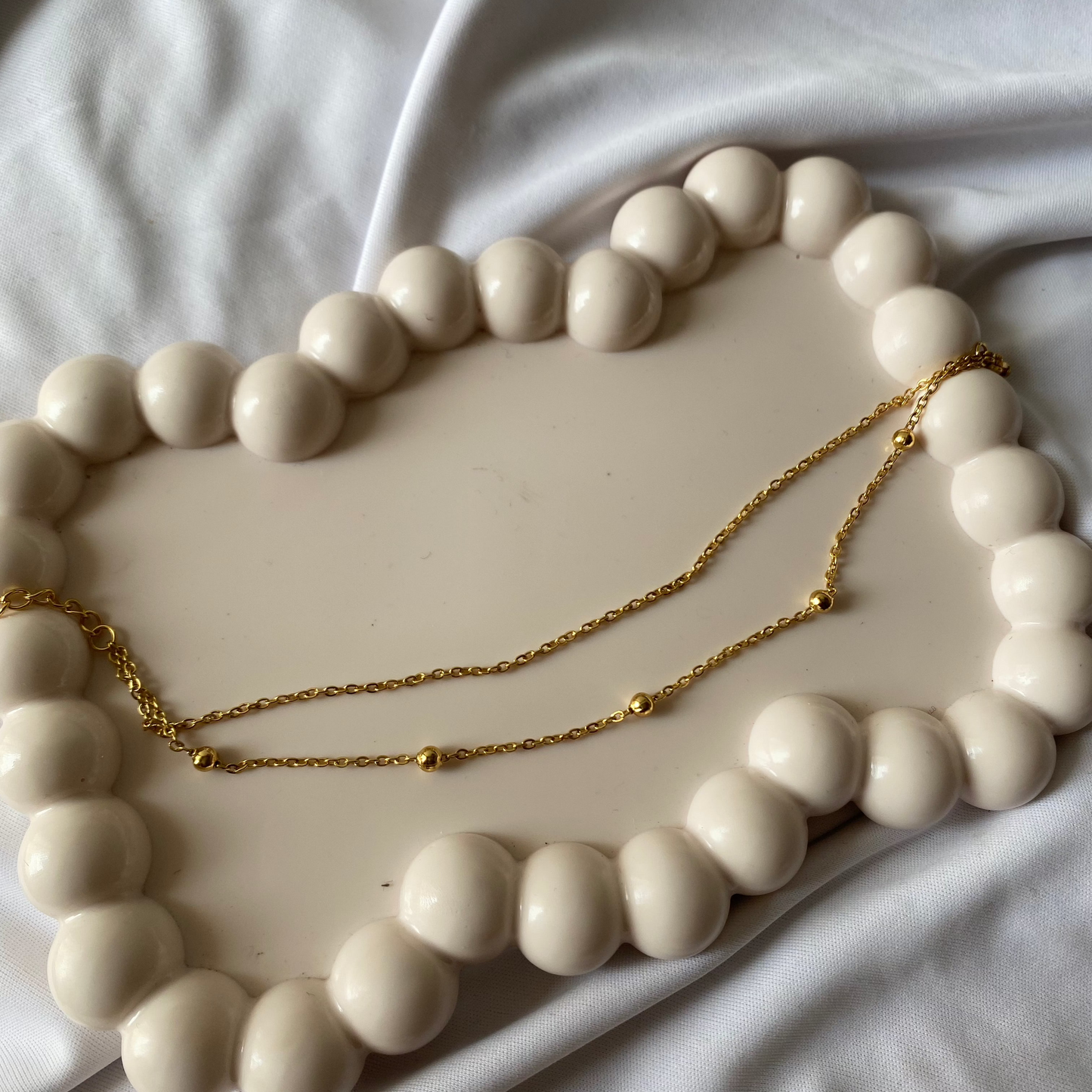 Linea Gold Double Chain Bracelet