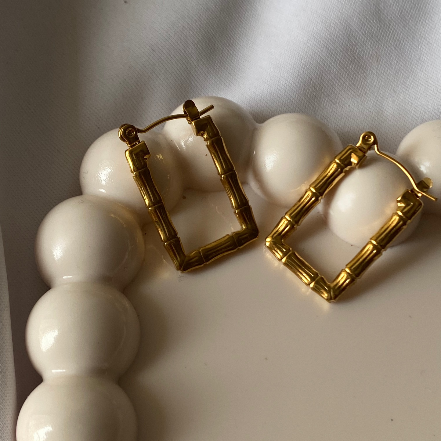 Statement Square Hoops