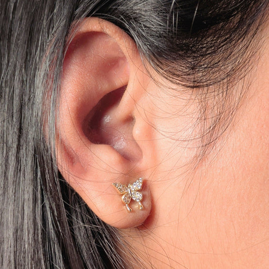 Butterfly Stud Earrings - minimae - Earring