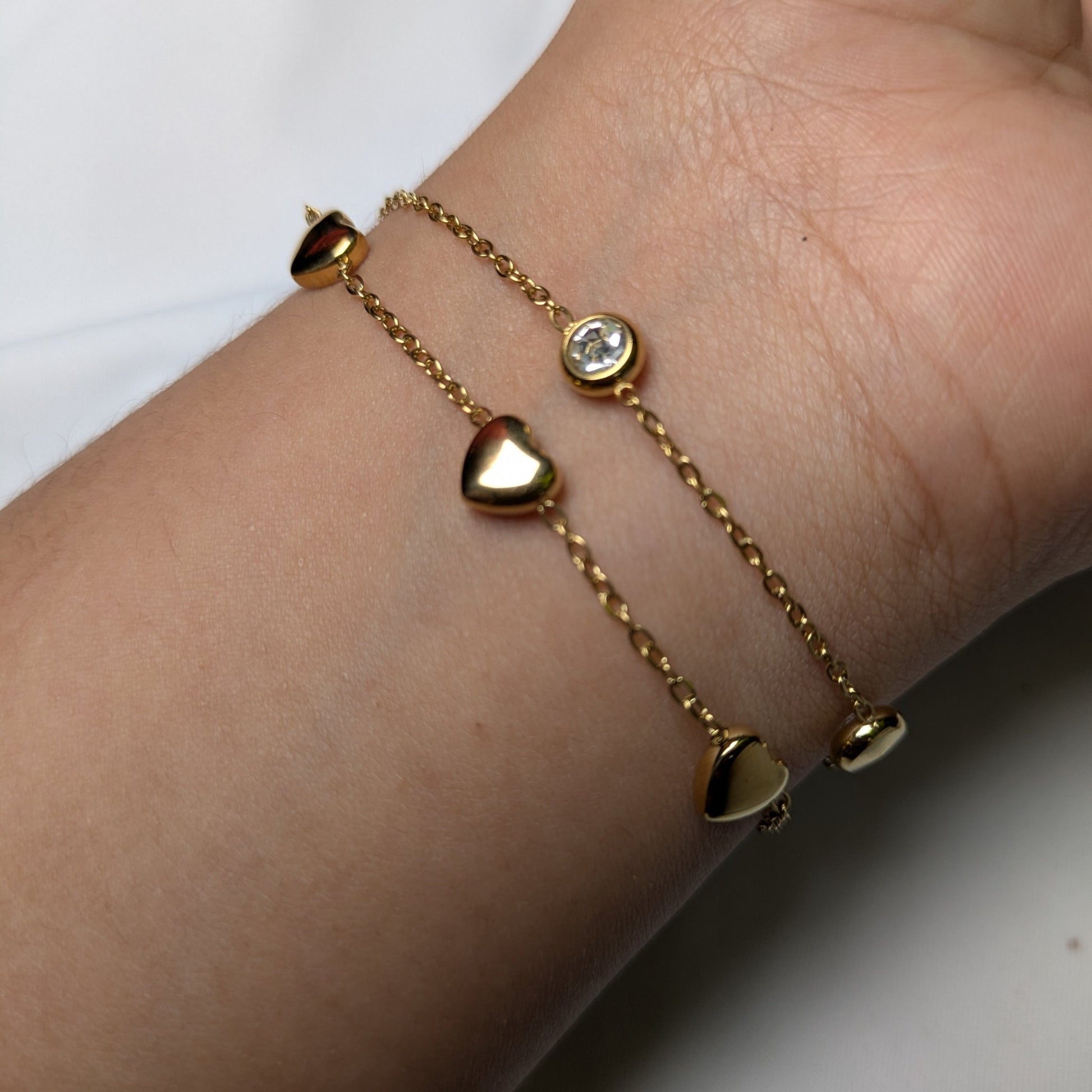 Halo Hearts Bracelet - minimae - 