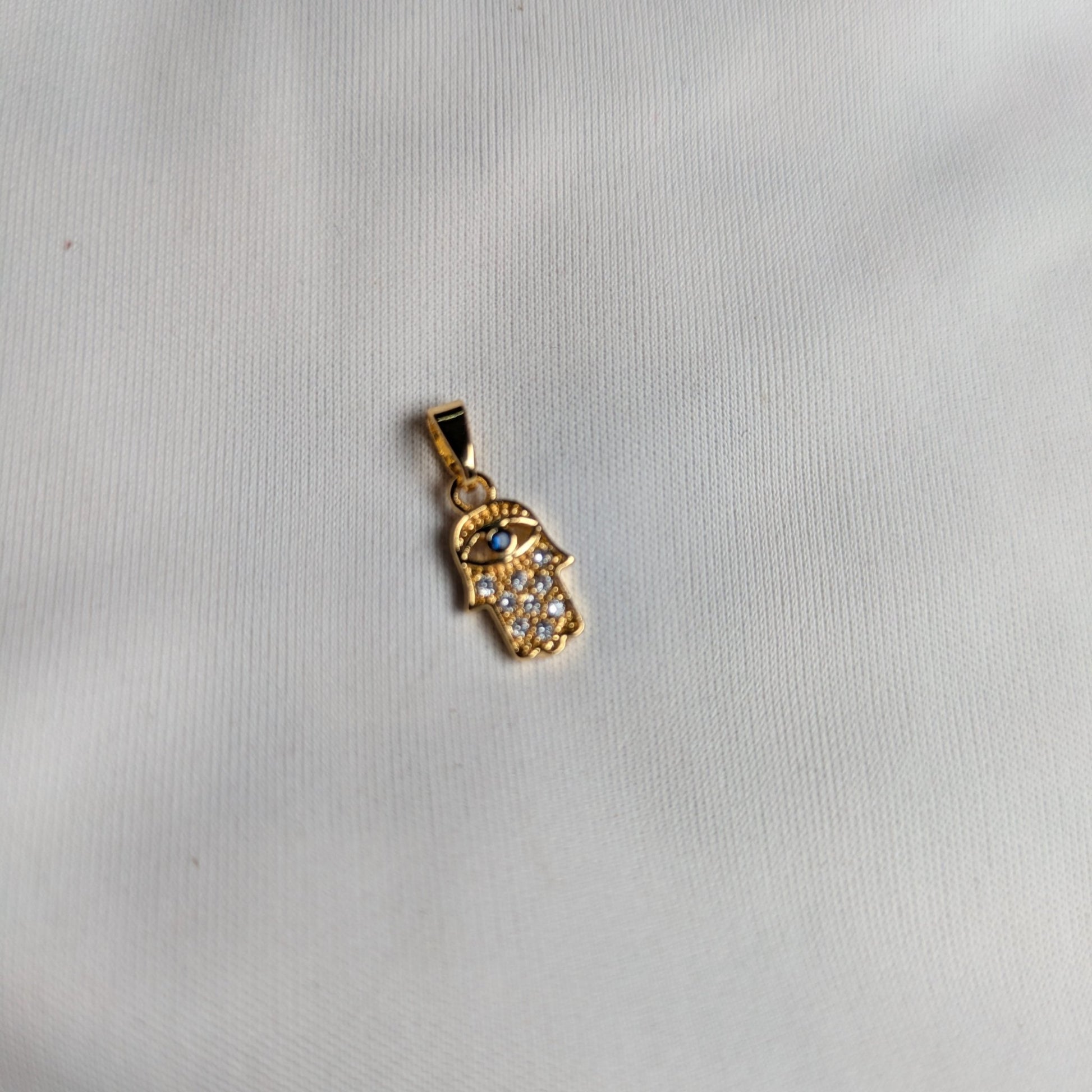 Hamsa Hand Evil Eye Pendant - minimae - 