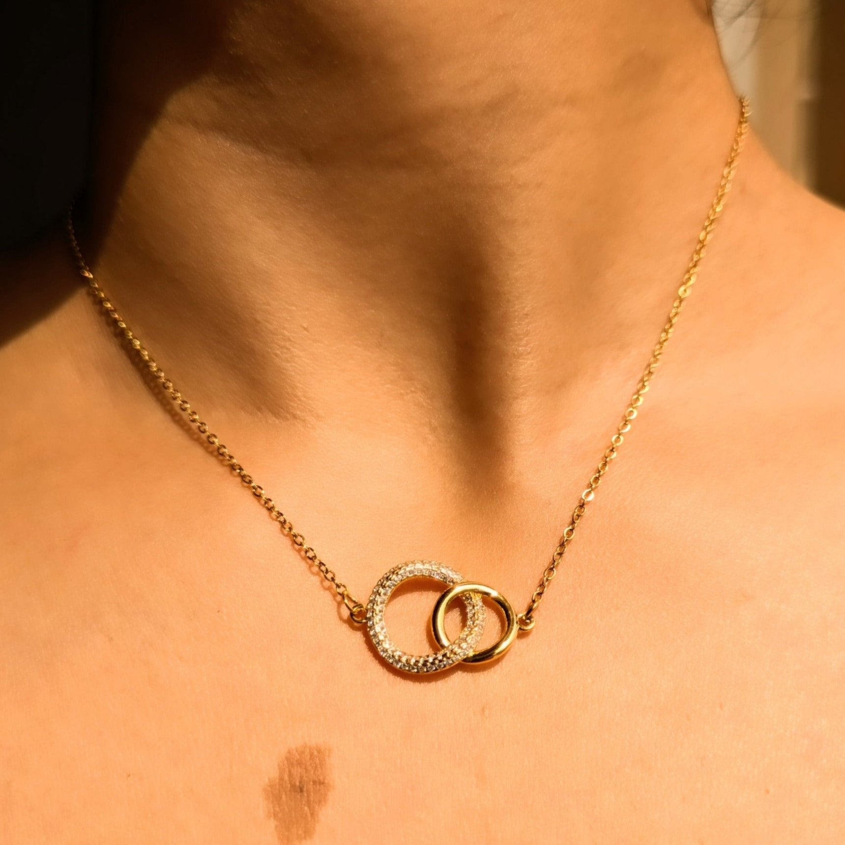 Interwined Ring Necklace - minimae - 