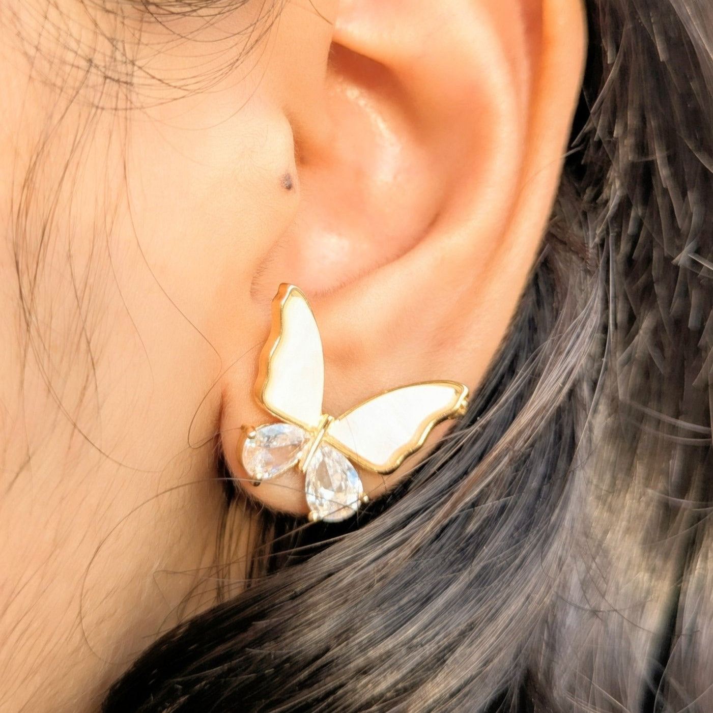 Meriposa Butterfly Earrings - minimae - 