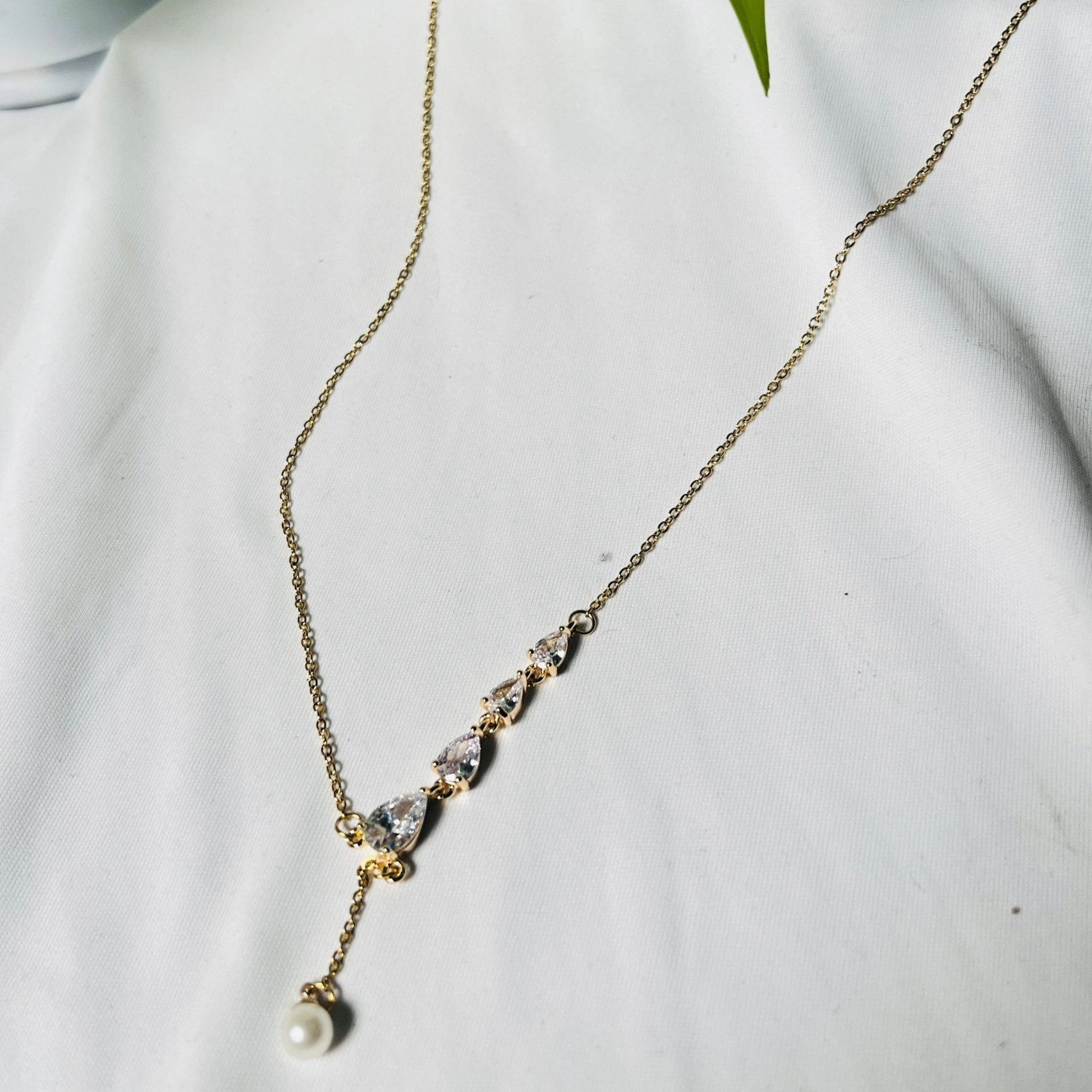 Pearl Drop Necklace - minimae - 