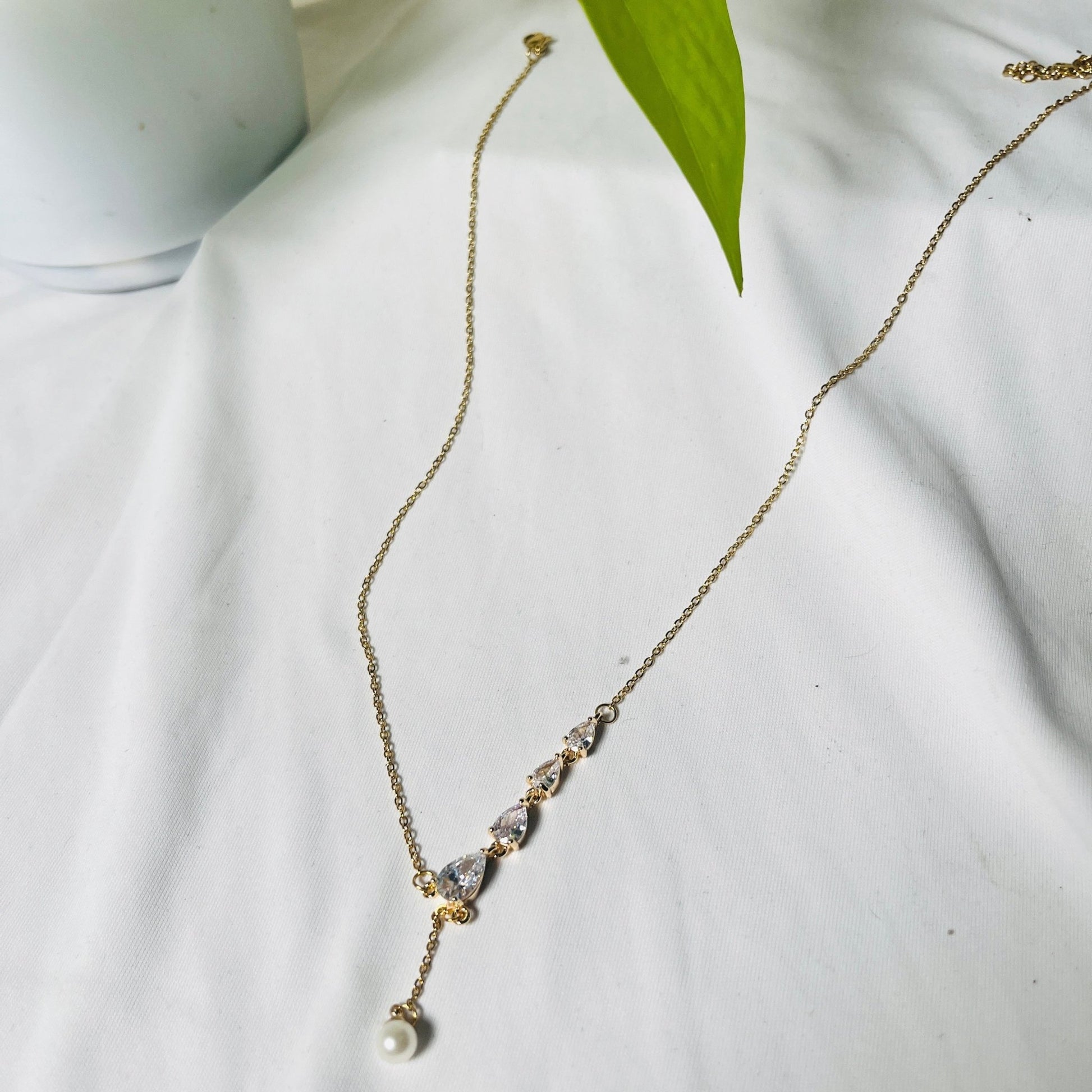 Pearl Drop Necklace - minimae - 