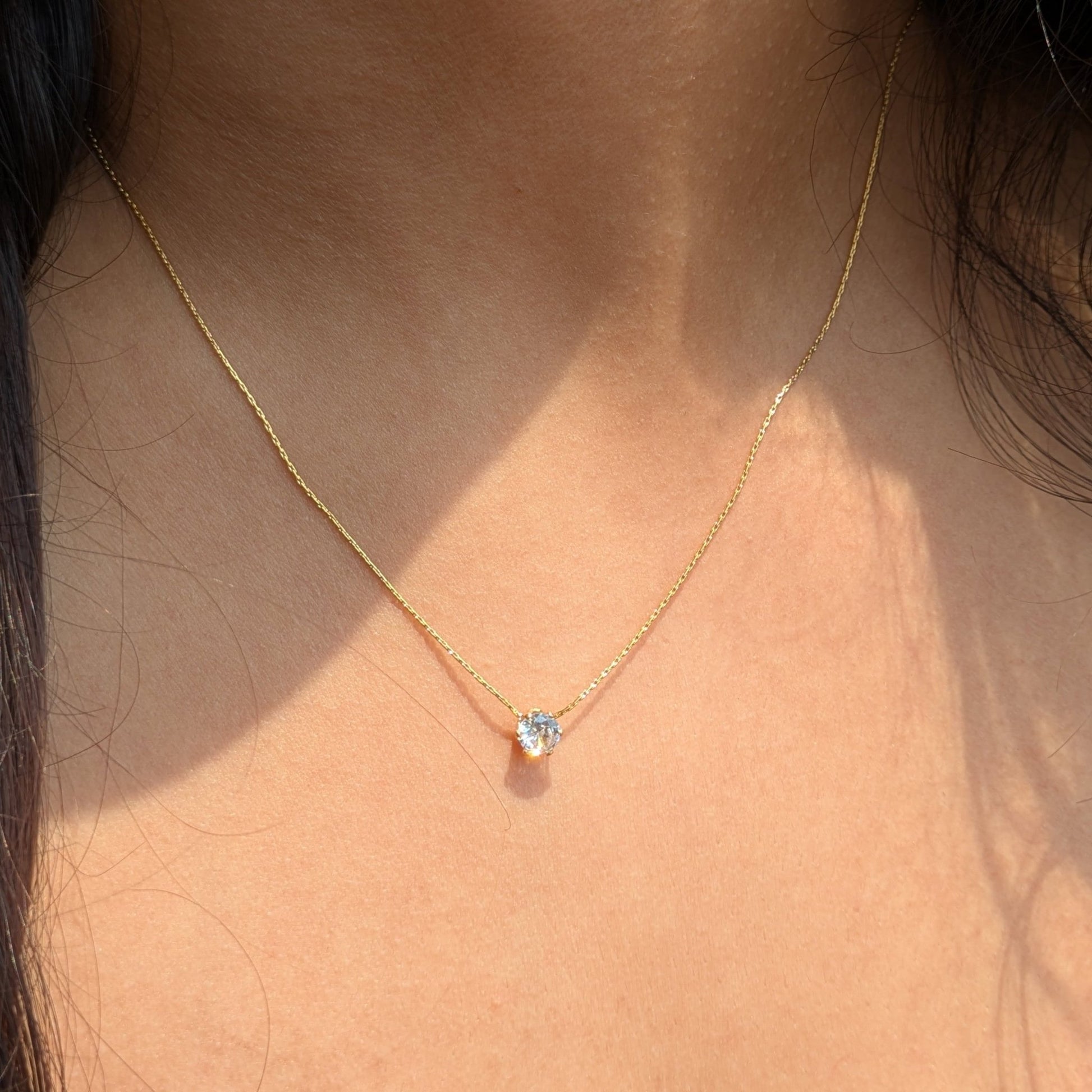 Solataire Necklace - minimae - 