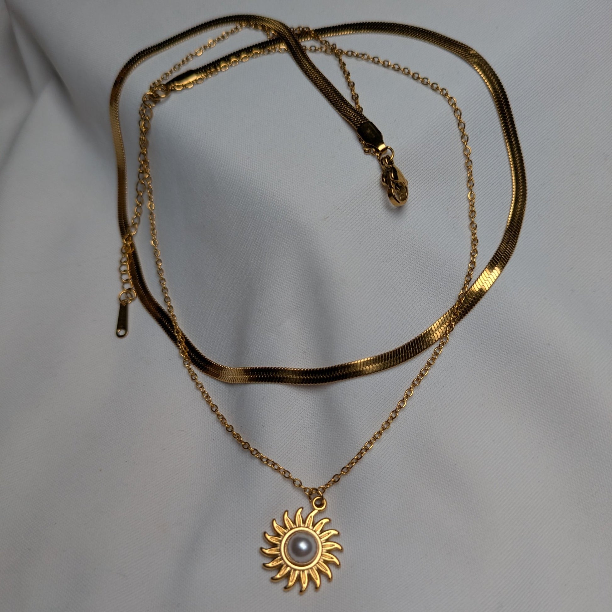 Sun Pearl Necklace - minimae - 