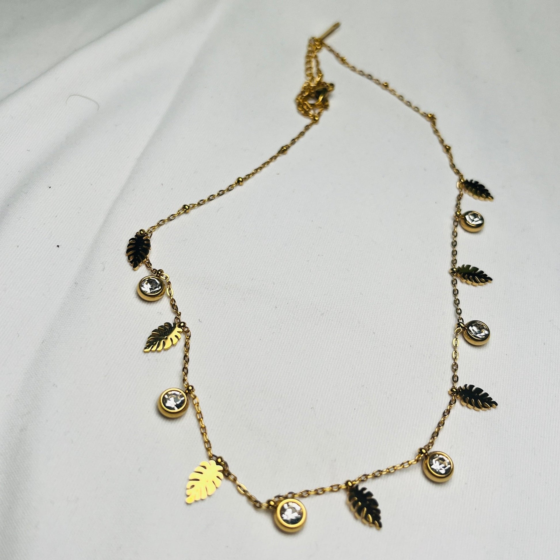 Willow Leaf Necklace - minimae - 