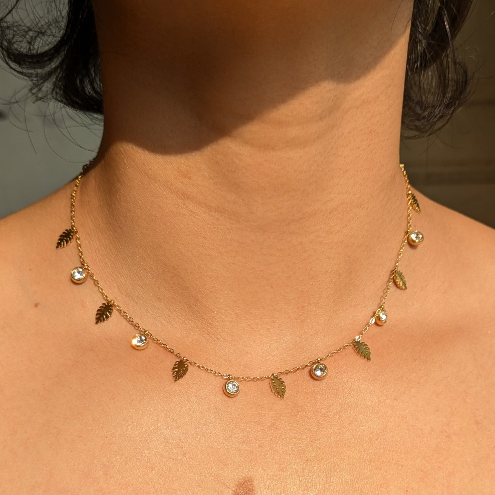 Willow Leaf Necklace - minimae - 